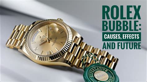 rolex price bubble